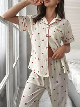 Kiraz Desenli Pijama Takımı Zalle